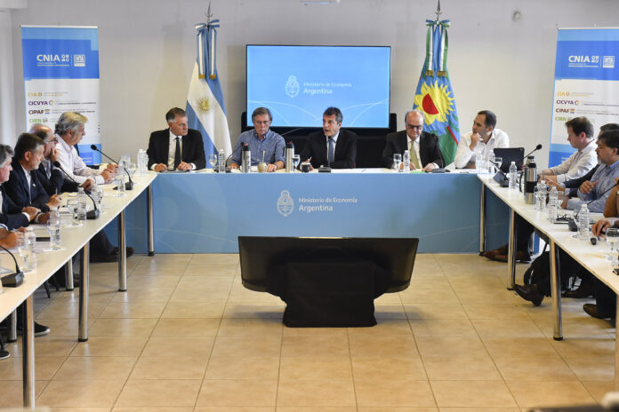 El encuentro entre el ministro de Economía, Sergio Massa, y los dirigentes de la Mesa de Enlace